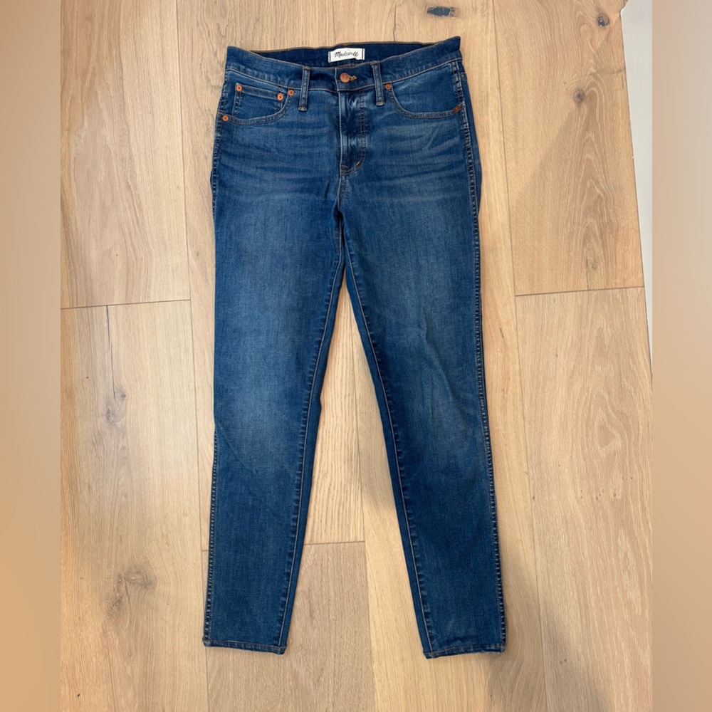 Madewell 9” high rise skinny stretch jeans in 29T